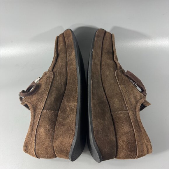 STEPHANE KELIAN Paris Brown Suede Leather Lace-up Shoes - Picture 7 of 12